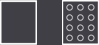 Icons for metal panel and perforated metal panel