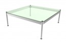 USM Haller glass couch table