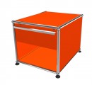 USM Haller bedside table with drawer