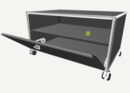 USM Haller TV Lowboard with castors