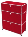 USM Haller chest with 3 drawers