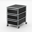 USM Haller Mobile Cabinet with 3 Drawers