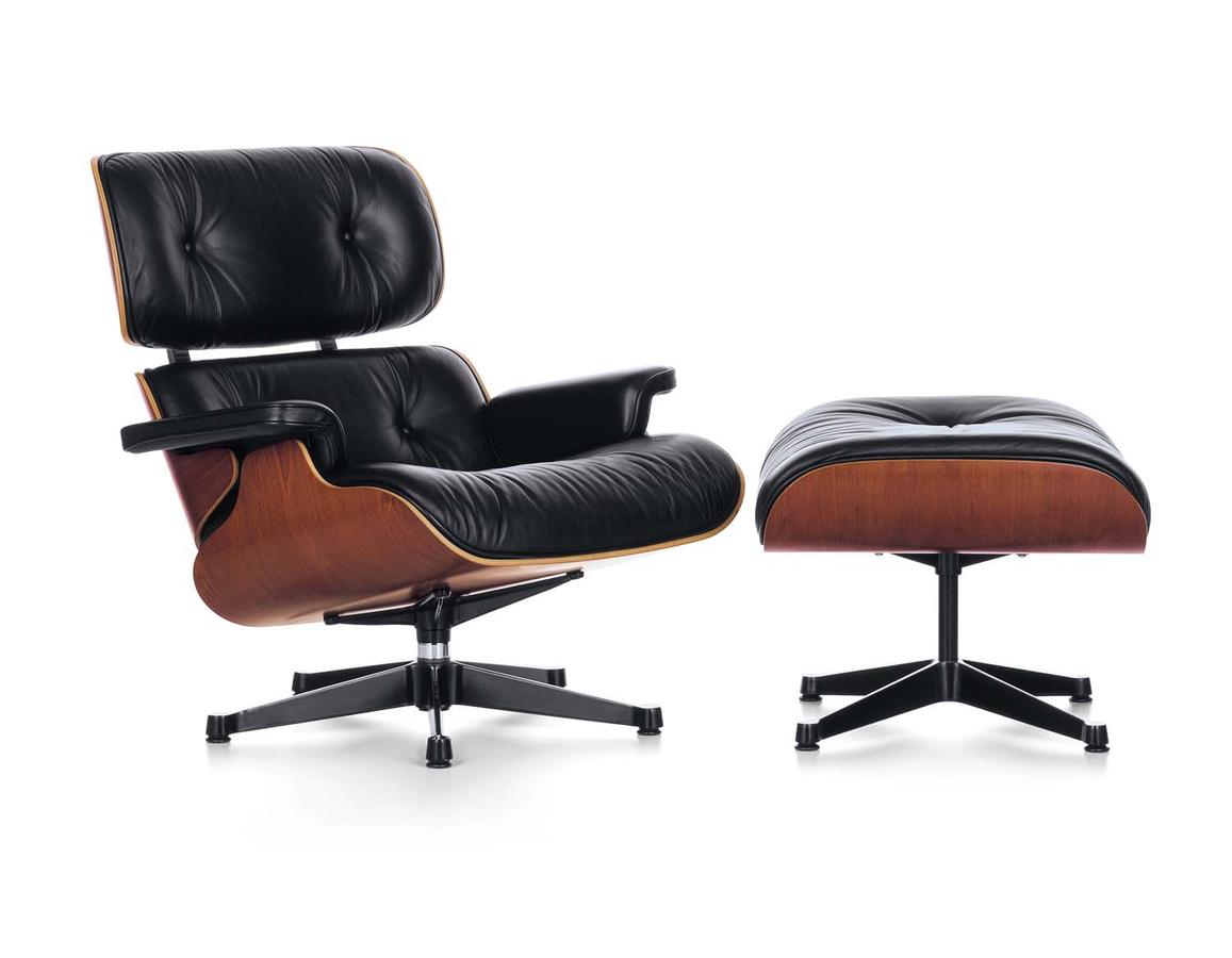 Vitra Lounge Chair Ottoman By Charles Ray Eames 1956 Designer