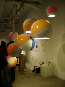 Beachballs by TOBYhouse at designersblock, Milan