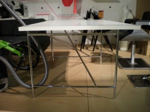 The Eiermann 1 table frame from Richard Lampert at the German Design Council stand
