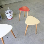 Vienna Design Week Ljod Cool Furniture by Copa three legged stool