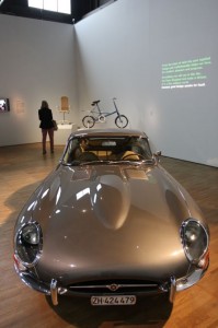V&A Museum London British Design 1948-2012 Innovation in the Modern Age E Type jaguar Alex Moulton Stowaway Bike