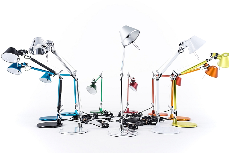 smow 360 degree Artemide Tolomeo Tavolo Micro