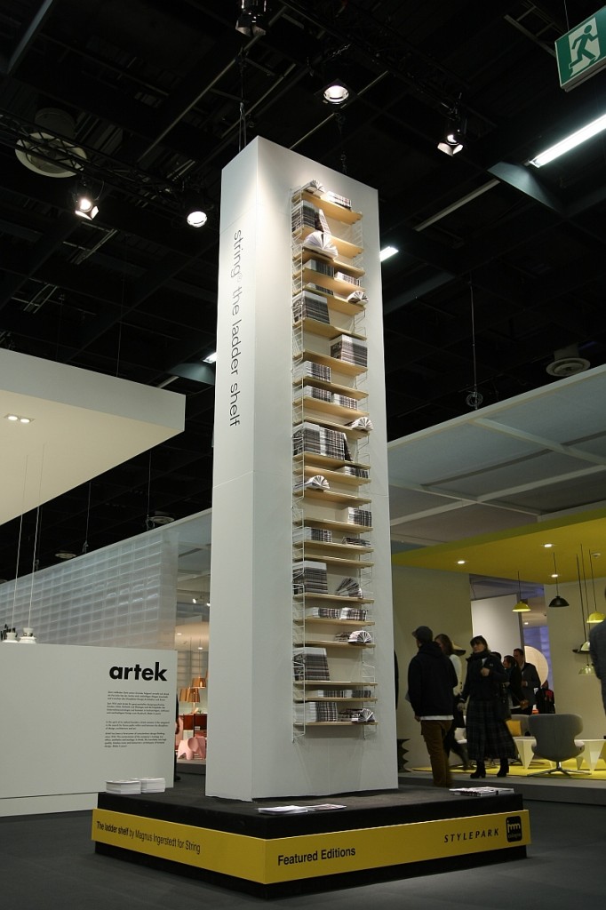 IMM Cologne 2014 Stylepark Featured Editions The ladder Shelf Magnus Ingerstedt String