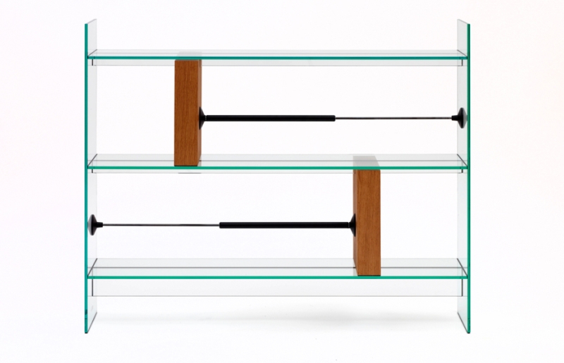 Man Machine by Konstantin Grcic at Galerie Kreo Paris bookcase