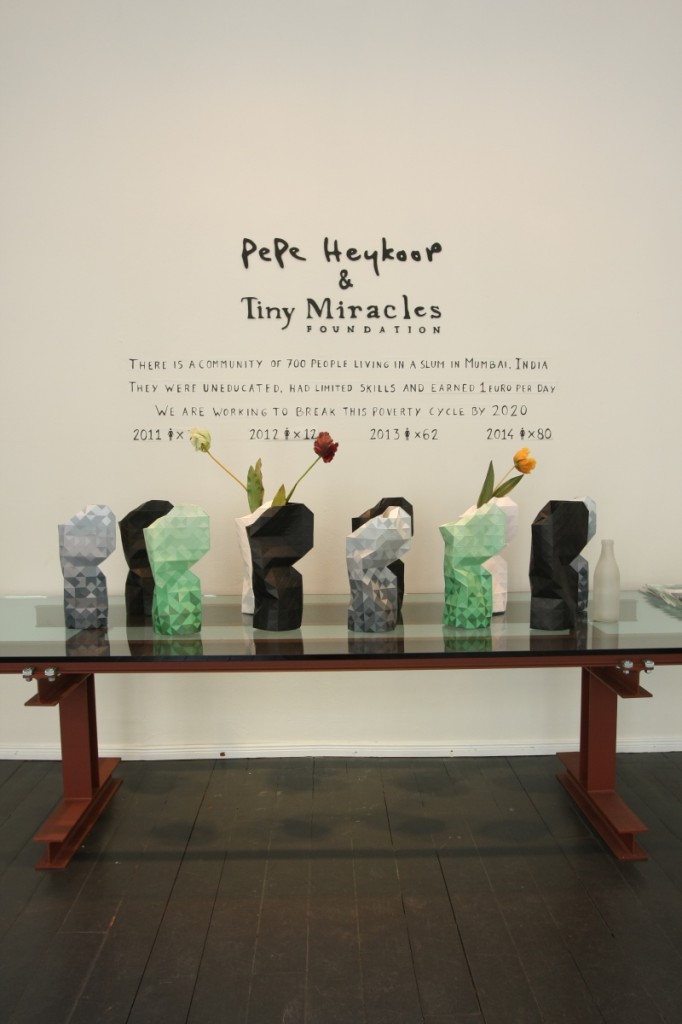 Berlin Design Week Pepe Heykoop Tiny Miracles Foundation at DAD Galerie Berlin Paper Vase Cover