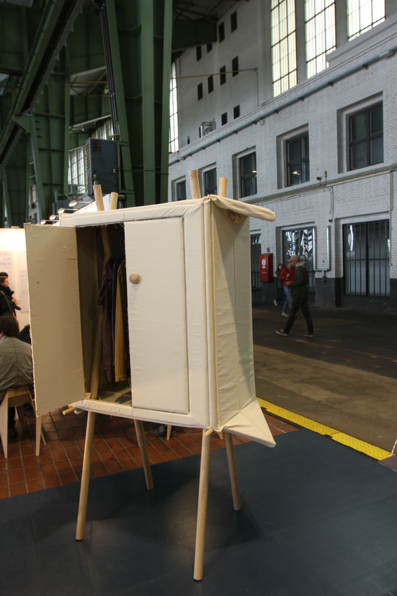 DMY Berlin 2014 Cabinet Pop-Up Linen by Studio Renate Nederpel