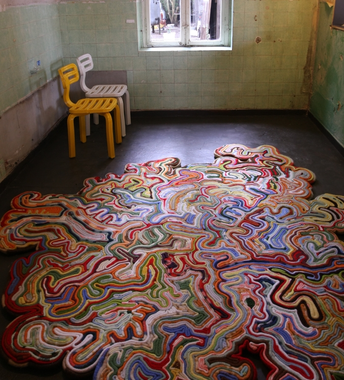 Accidental Carpet Tejo Remy René Veenhuizen Unter Zwischen im Ampelhaus Oranienbaum