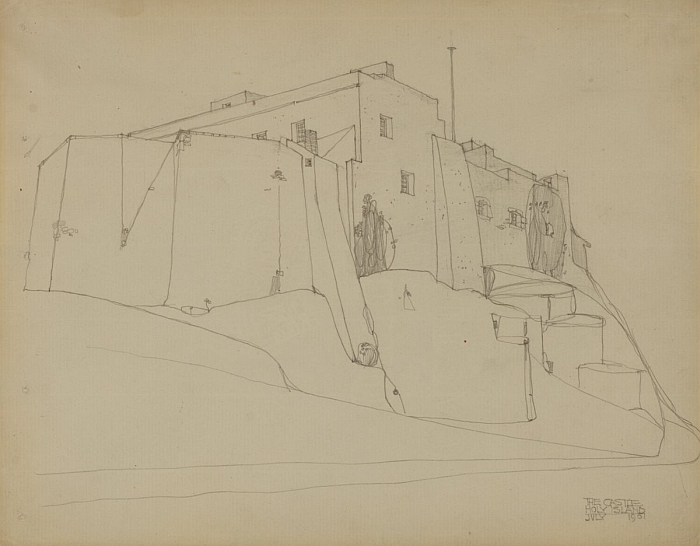 Hunterian Art Gallery Mackintosh Travel Sketches Lindisfarne Castle Holy Island