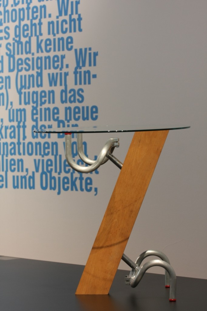 Schrill Bizarr Brachial Das Neue Deutsche Design der 80er Jahre Bröhan Museum Berlin Jasper Morrison Handlebar Table