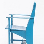 Blauwe stoel Piet Klaarhamer