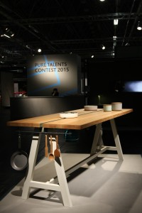IMM Cologne 2015 Pure Talents Contest Moritz Putzier Cooking Table