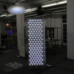 Passagen Cologne 2015_ Domestic Affairs - New Voices in Dutch Design Light is a Vector (projecting a line) Arnout Meijer Blue Sky Lamp Chris Kabel