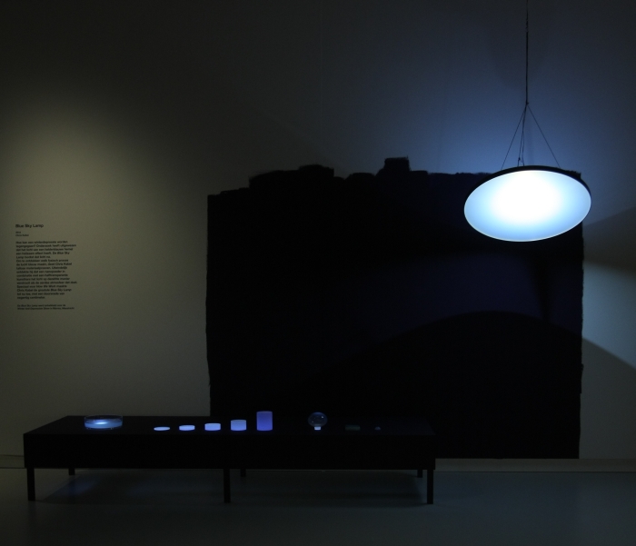 How We Work new Dutch Design Stedelijk Museum 's-Hertogenbosch Blue Sky Lamp Chris Kabel