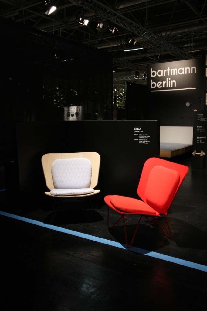 IMM Cologne 2015 Lenz lounge chair Bartman Berlin Silvia Terhedebrügge Hanne Willmann