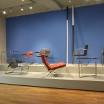 Untitled by Cindy Schmiedichen amongst s tables and chairs by Marcel Breuer, Anton Lorenz & Mies van der Rohe, as seen at 2.5.0.Object is Meditation and Poetry, Grassi Museum for Applied Arts Leipzig