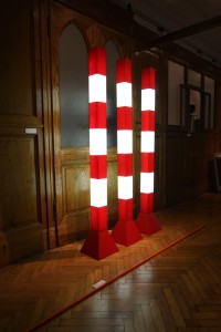Lichtstele A59 by Volker Albus, as seen at USM - Rethink the Modular during Milan Design Week 2015