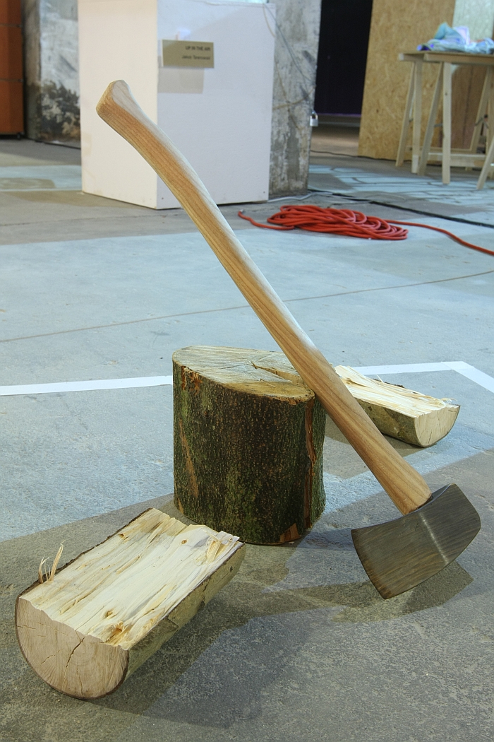 DMY Berlin 2015: Splitting Wood by Bastian Austermann