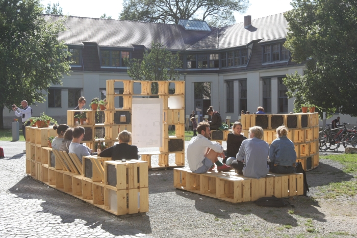 Gute Stube as seen at Summaery 2015, Bauhaus University Weimar