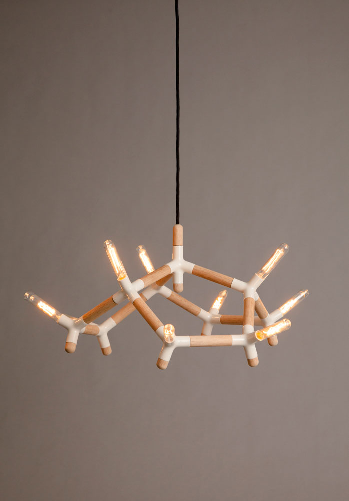 gren light chandelier by Gunnar Søren Petersen (Photo © Alex Kueper)