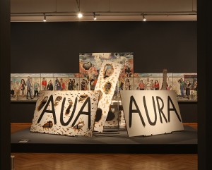 The salvaged remains of the Aua Aura installation by Charly Banana (1992)