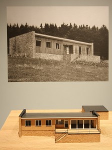 A holiday home for Albert von Metzler by Ferdinand Kramer, as seen at Line Form Function. The Buildings of Ferdinand Kramer, the Deutsches Architekturmuseum, Frankfurt