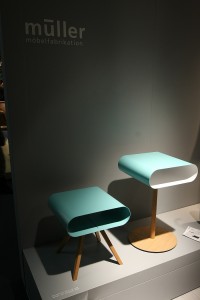 The side tables LO12 & LH12 by Jan Armgardt for Müller Möbelfabrikation, as seen at IMM Cologne 2016