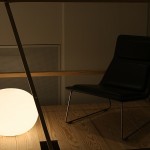 Sometimes the chiars are in the shade... Glo-Ball for Flos and Low Pad chair for Cappellini