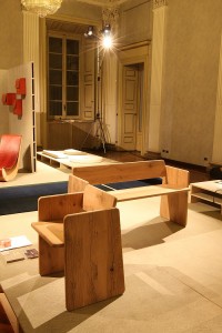 Board Sofa & Board Chair by Julien Renault for TimberGroup, as seen at Belgian Matters, Milan 2016