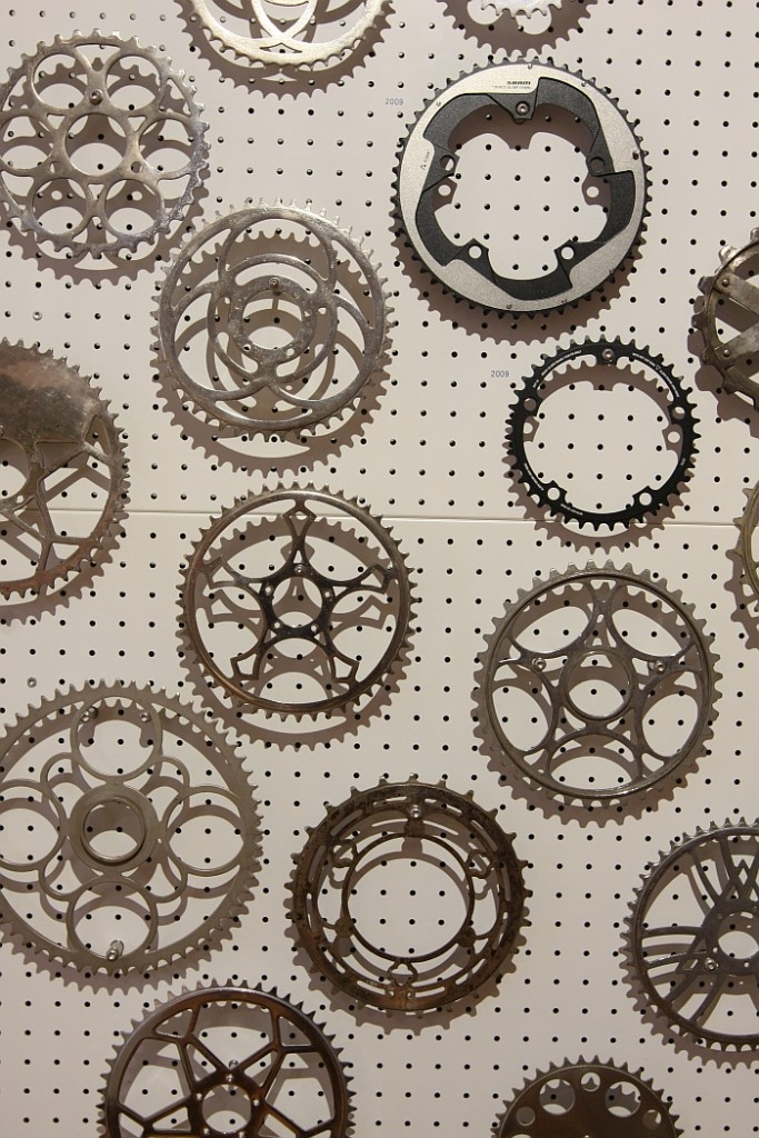 Chain Rings, as seen at Self-Propelled. Or how the bicycle move us, the Kunstgewerbemuseum Dresden