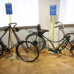 A 1912 Pedersen Bicycle and 1921 Recumbent bicycle, as seen at Self-Propelled. Or how the bicycle move us, the Kunstgewerbemuseum Dresden