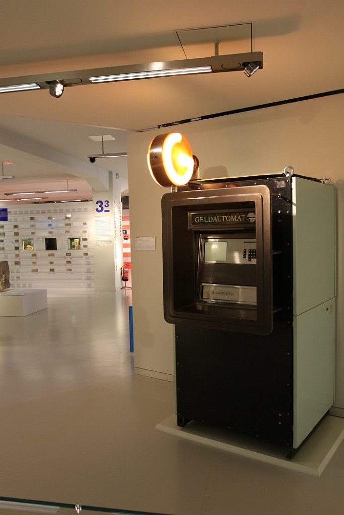 AnAn East German era cash machine....as seen at Geld, smac – State Museum for Archaeology in Chemnitz East German era cash machine....as seen at Geld, smac – State Archaeology Museum Chemnitz