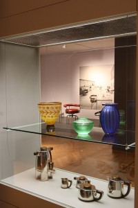 French glass and silverware from 1925-1930, as seen at Germany versus France. The Struggle over Style 1900-1930, Bröhan Museum Berlin