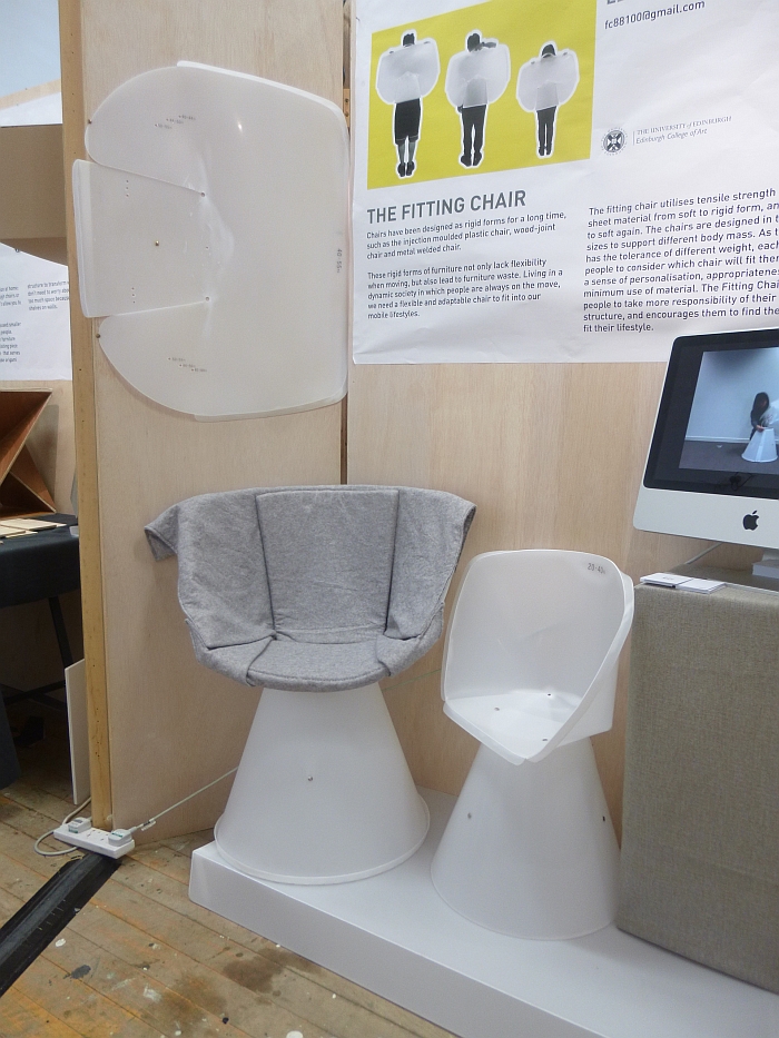 Fitting Chair by Li-min Lee as seen at Edinburgh College of Art Masters Degree Show 2016