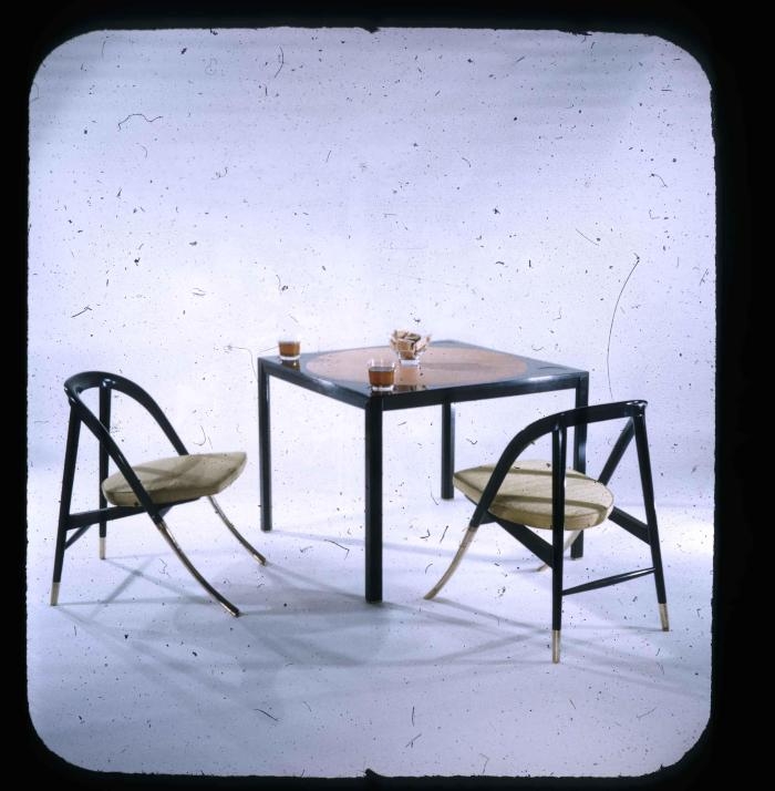 Edward J Wormley. Card Table Sets . 1956. Edward J Wormley papers; Professional (KA0048.02). New School Archives and Special Collections Digital Archive. Web.