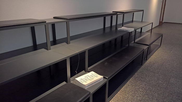 New Order for Hay as a bench, as seen at Full House: Design by Stefan Diez, The Museum für Angewandte Kunst Cologne
