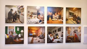 Dinner in NY & Dinner in Tokyo in Miho Aikawa, a photo-documentaton of contemporary eating practices, as seen at Food Revolution 5.0. Design for Tomorrow’s Society, Museum für Kunst und Gewerbe Hamburg