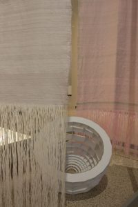 A morning colour catcher and paper weaves, as seen at Breathing Colour by Hella Jongerius, the Design Museum, London