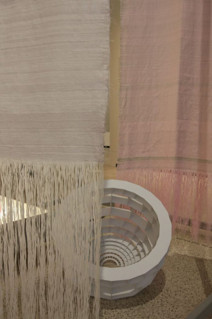 A morning colour catcher and paper weaves, as seen at Breathing Colour by Hella Jongerius, the Design Museum, London