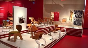 Plywood chairs, as seen at Plywood: Material of the Modern World, the V&A Museum London