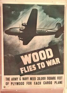Wood flies to War!!! A lot of pylwood at that.....