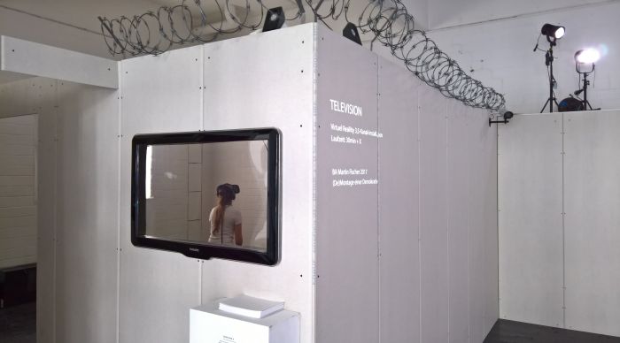 Television X by Martin Fischer, an exploration of emotions, cognition and virtual reality, as seen at the Hochschule für Bildende Künste Braunschweig Rundgang 2017