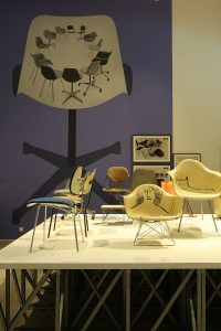 Eames Chairs, as seen at Charles & Ray Eames. The Power of Design, Vitra Design Museum