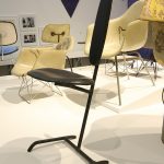 The 1948 Minimum Chair by Charles & Ray Eames, as seen at Charles & Ray Eames. The Power of Design, Vitra Design Museum