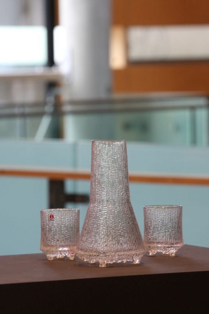 Ultima Thule Glassware by Tapio Wirkkala, as seen at Echoes - 100 Years in Finnish Design and Architecture, Felleshus, The Nordic Embassies, Berlin
